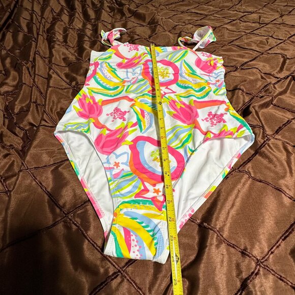 NWT-Mary Square-Ruffle Sleeve Square Neck Mio Swimsuit-Sz XL - Picture 6 of 10